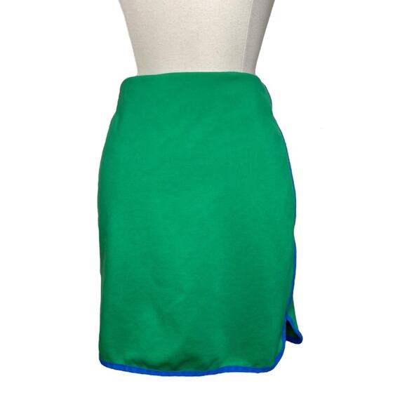Cremieux Armstrong Mini Skirt with Side Slit Green Women’s New with Tag - Picture 1 of 6